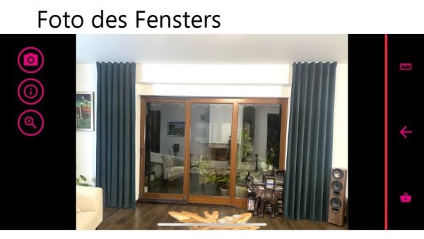 Foto des Fensters, iDESCU-App